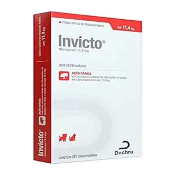 Dechra Invicto Flea Treatment for Dogs Up to 11.4 kg (25 lbs)
