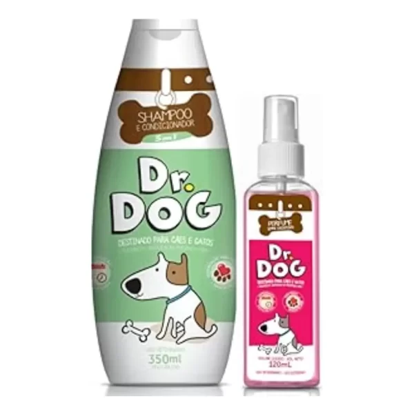 Dr. Dog 5-in-1 Hypoallergenic Shampoo & Conditioner Kit + Pet Cologne
