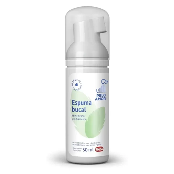 Ibasa Oral Care Foam for Dogs – 50ml | Mint Flavor | Fresh Breath, Easy Use, No Brushing Required!