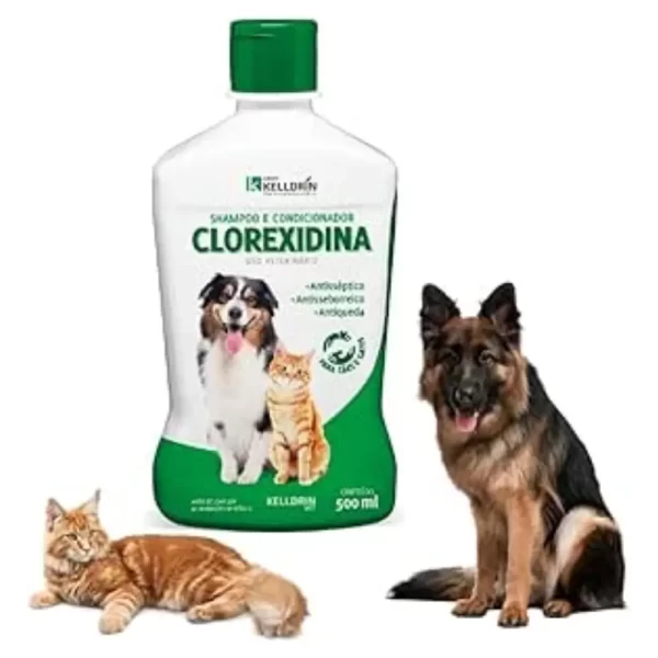 Kelldrin 5-in-1 Chlorhexidine Shampoo & Conditioner – 500ml | Antiseptic & Skin